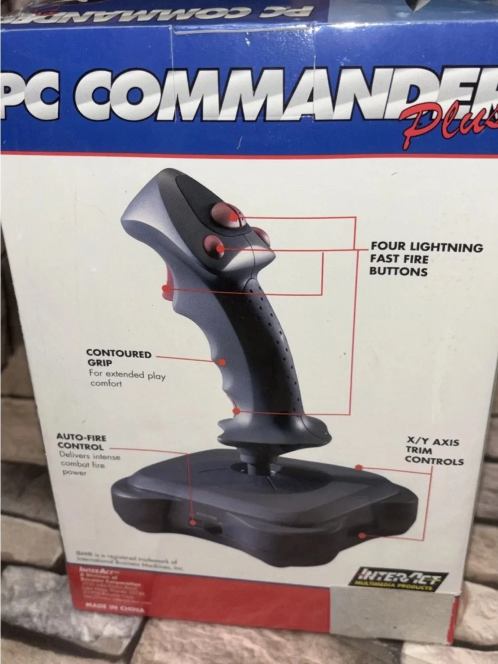 NEW Interact PC Commander Plus Joystick (model SV-207A) IBM PC & compatibles